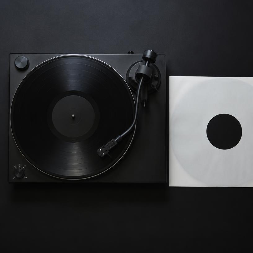 First Pressing LP & Turntable